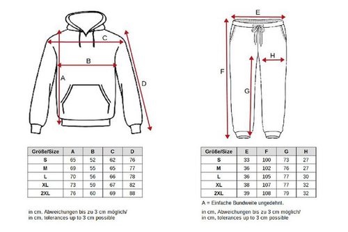 Egomaxx Trainingsanzug Trainingsanzug Fitness Jogginganzug Sportanzug Set Jacke Hose (2-tlg), 3585 in Weiß