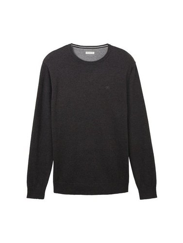 Tom Tailor Sweatshirt Basic Crew Neck Sweater (1-tlg)