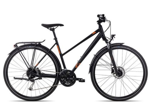 2r Manufaktur Trekkingrad TRS27 Trapez, 27 Gang Shimano Alivio RD-T4100-9 Schaltwerk, Kettenschaltung, Herrenrad Damenrad 28 Zoll schwarz/grau