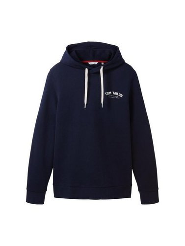 Tom Tailor Sweatshirt logo hoodie, sky captain blue