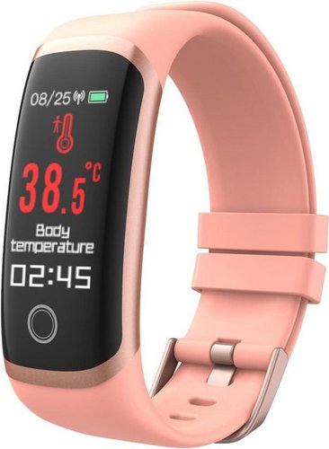 Supbro Smartwatch (0,96 Zoll, Android iOS), Wasserdicht armbanduhr pulsuhr schrittzähler schlafmonitor sportuhr