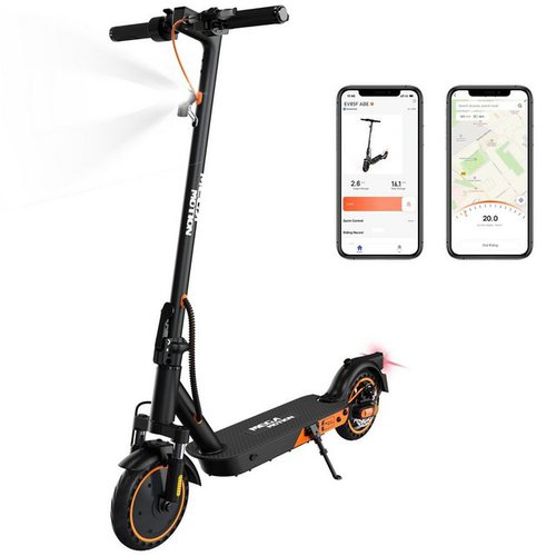 Hitway E-Scooter mit Straßenzulassung (ABE), E-Roller 400W Frontmotor, 8.5" 7.8 Ah, 20,00 km/h, mit Tasche und APP-Sperrfunktion