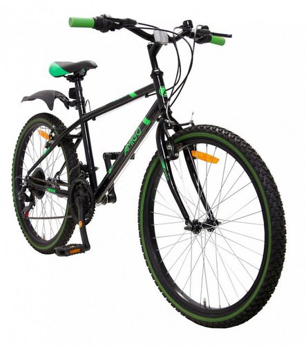 Kxd Mountainbike 24 Zoll Fahrrad Jungen Jugendrad Mountainbike MTB Amigo Rock Grün
