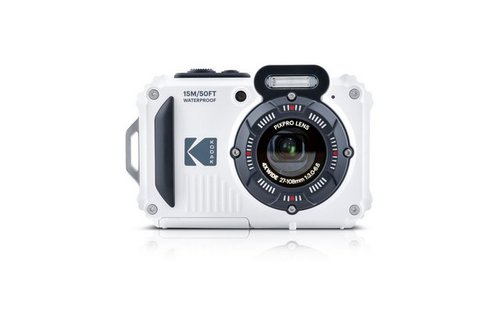 Kodak WPZ2 WH Outdoor-Kamera (16 MP, 4x opt. Zoom, WLAN (Wi-Fi), inkl. inkl. Armband, Wasserdicht bis 15m, Stoßfest bis 2m, IP6X)