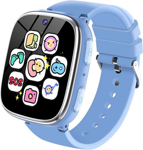 Alutoria Digital für Jungen Mädchen 3-12 Jahren Geschenk Smartwatch, mit Telefon Schrittzähler Spiele Musik Kamera Wecker Taschenlampe