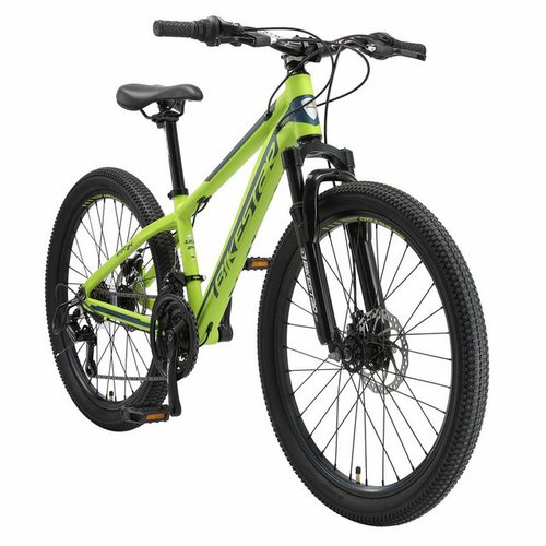 Bikestar Kinderfahrrad 24 Zoll Reifen 13 Zoll Rahmen, 21 Gang Shimano Tourney RD-TY300 Schaltwerk, Kettenschaltung, Aluminium 24 Zoll