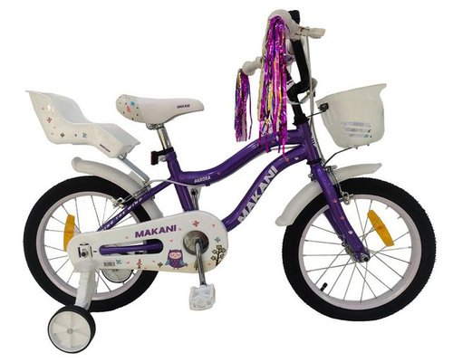Makani Kinderfahrrad Kinderfahrrad Aurora 16 Zoll, 1 Gang 1 Gang, keine