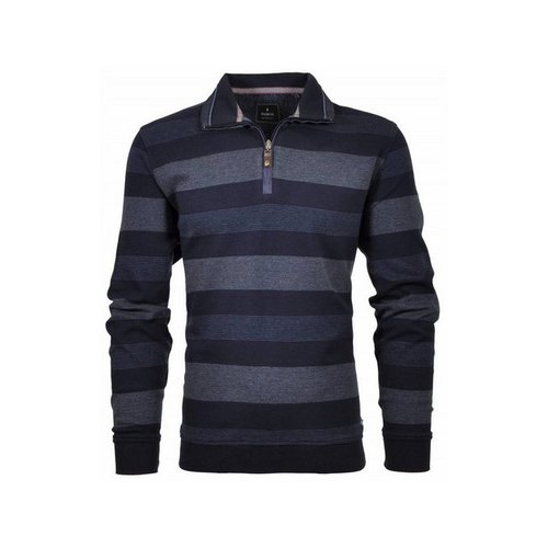 Ragman Sweatshirt dunkel-blau (1-tlg)