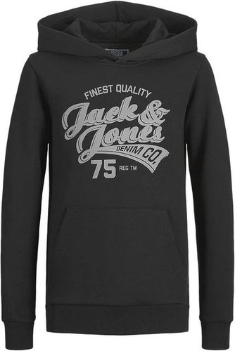 Jack & Jones Junior Kapuzensweatshirt (Spar Set, 3er Pack) mit Printdruck und Kängurutasche im 3er Pack