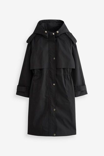 Next Regenmantel Wasserabweisende, leichte Parkajacke, Kurzgröße (1-tlg)