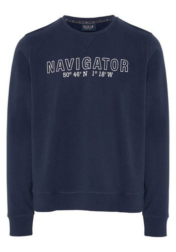 Navigator Sweatshirt mit Rundhals Ausschnitt