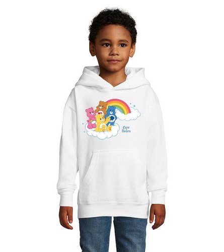 Blondie & Brownie Hoodie Kids Jungen & Mädchen Glücksbärchis Care Bears Hab-Dich-lieb Bärchis mit Kapuze
