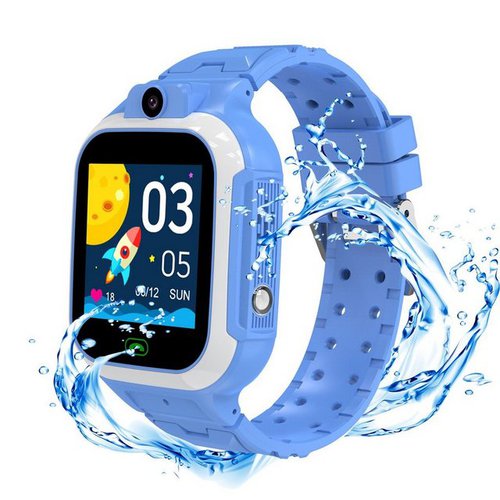 Welikera 1,44 Zoll 4G Kinder Smartwatch mit GPS-Ortung,Videoanrufen,500mAh Smartwatch