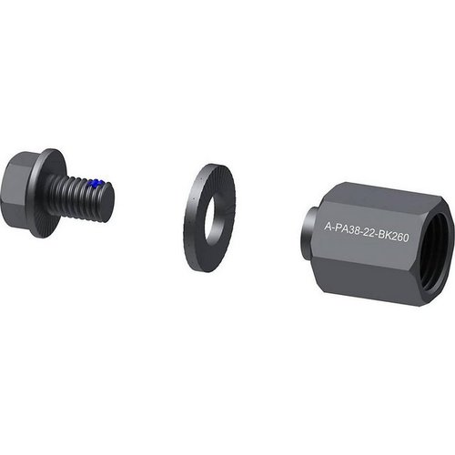 Qeridoo Fahrradkinderanhänger Polygonadapter 38x26