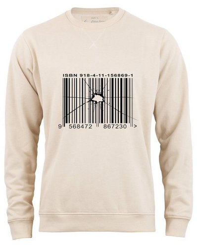 Cotton Prime Cotton Prime® Sweatshirt Barcode - Out of Order mit weichem Innenfleece