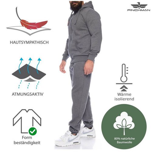Finchman Jogginganzug Finchsuit 1 Herren Jogging Anzug Trainingsanzug Sportanzug