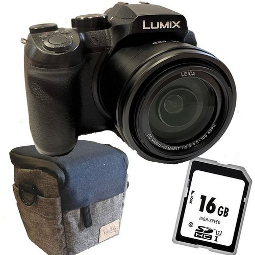 Panasonic Lumix DMC-FZ330 schwarz Set Angebot Bridge-Kamera