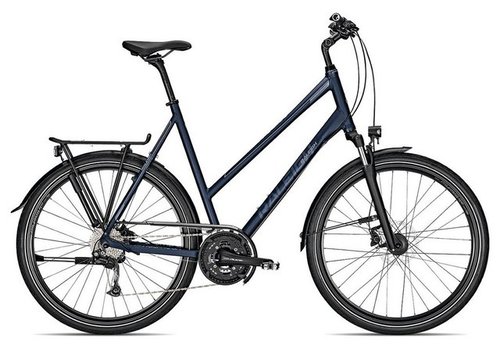 Raleigh Trekkingrad, 27 Gang 27-G Shimano Alivio Schaltwerk, Kettenschaltung, Herren Damen Rad 28 Zoll blau