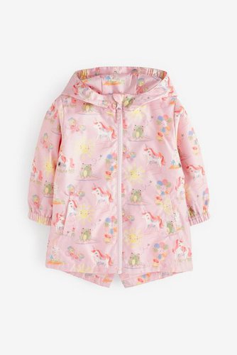 Next Regenjacke Wasserabweisende Regenjacke mit Print (1-St)
