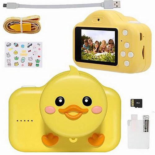 Ht A1 Kinderkamera (inkl. Cartoon Dual Camera:, Kinder-Digitalkamera mit 5MP und 2-Zoll-Bildschirm)