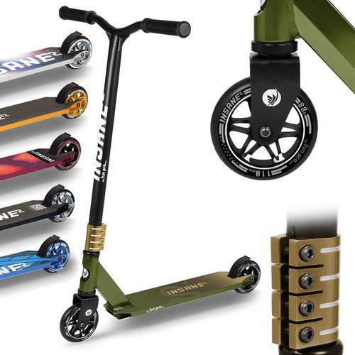 Fun Pro Cityroller Insane 2, Stunt Scooter Roller Kinder Erwachsene Kick Tretroller Kinderroller
