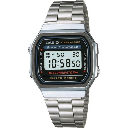 Casio Armbanduhr A168WA-1YES (B x H) 36.30 mm x 38.60 mm Silber Gehäu Watch