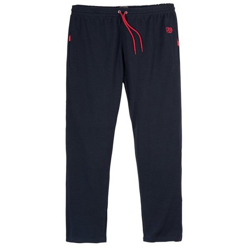 Adamo Jogginghose Große Größen Herren Jogginghose navy gerippt