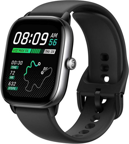 Amazfit 5 ATM Wasserdicht 120 Sportmodi Mini Smartwatch (1,65 Zoll, Android / iOS), Mit Blutsauerstoff- und Herzfrequenzüberwachung