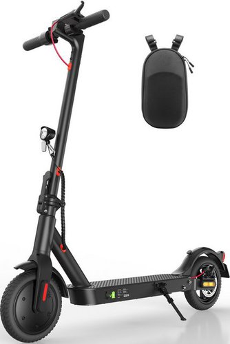 Isinwheel E-Scooter mit Straßenzulassung, Elektroroller mit 8.5Zoll, Stoßdämpfung, 350,00 W, 20,00 km/h, klappbar, Duales Bremssystem, Belastung bis 120kg