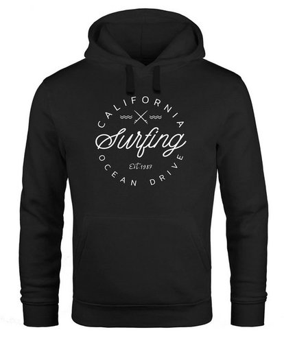 Neverless Hoodie Hoodie Herren California Surfing Ocean Drive Summer Kapuzen-Pullover Männer Neverless®