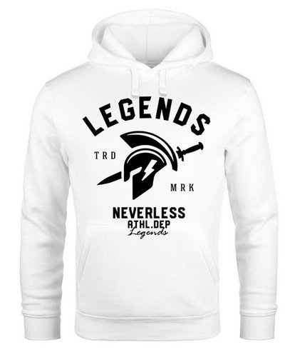 Neverless Hoodie Cooles Kapuzenpullover T-Shirt Legends Sparta Gladiator Gym Athletics Sport Fitness Neverless®