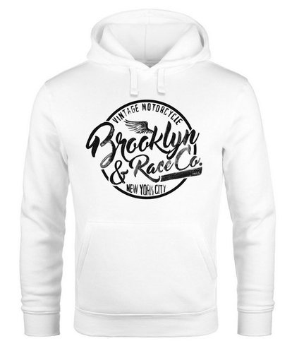 Neverless Hoodie Hoodie Herren Sweatshirt Brooklyn Race Motorcycle Vintage Kapuzenpullover Neverless®