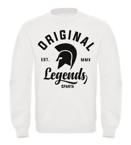 Neverless Sweatshirt Sweatshirt Herren Original Legends Gladiator Sparta Rundhals-Pullover Neverless®