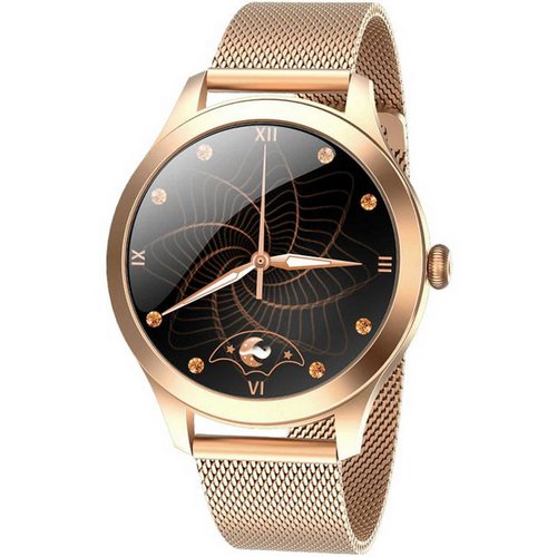 Garett Women Naomi Pro 42mm Schwarz-Gold Smartwatch