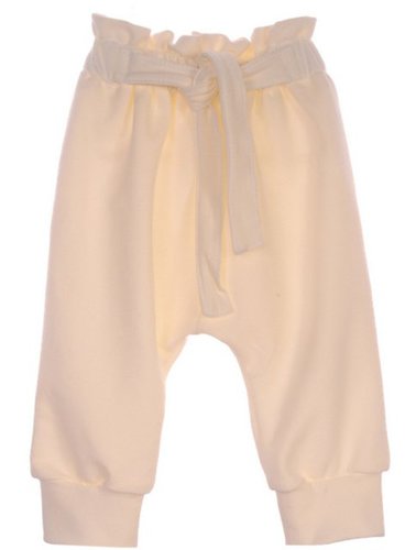 La Bortini Schlupfhose Hose in Creme für Babys und Kinder Babyhose für Mädchen sweethose, ecry, 56 62 68 74 80 86 92 98