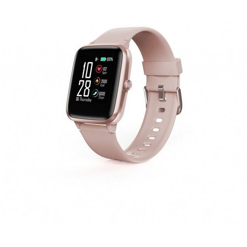 Hama Fit Watch 5910 rosé Fitnessuhr. Fitnessuhr (Android), Rosa, Touchscreen-Display