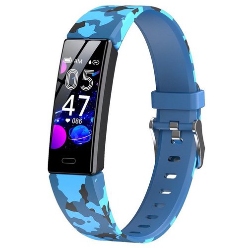 GelldG Fitness Armband Kinder, Fitness Tracker mit Pulsmesser Fitness Uhr Smartwatch