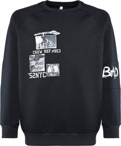 Blue Effect Sweatshirt boys Sweatshirt Pullover BAD Schwarz (1-tlg)