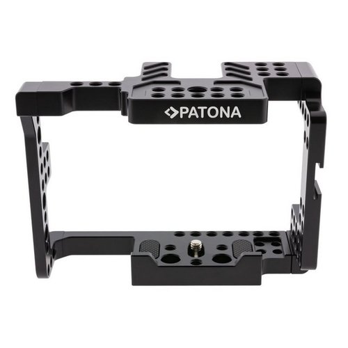Patona Kamerazubehör-Set Premium Kamera Cage für Sony A7II A7RII, (Einzel Set, 1 tlg), A7SII A7S A7R A7 Aluminium Käfig Gehäuse