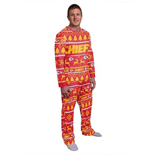 Forever Collectibles Sweatanzug NFL XMAS Pyjama Kansas City Chiefs