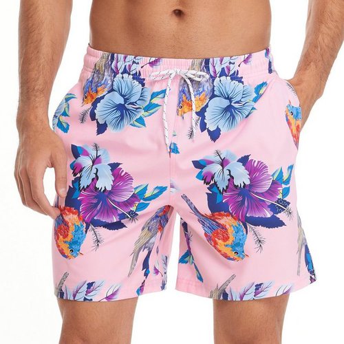 MEETYOO Badeshorts Herren Badeshorts Beachshorts Schwimmhose (Kordelzug-Design 2 Seitentaschen) S-XXL