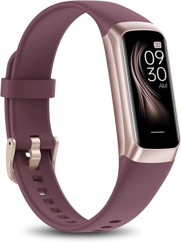 ELIAUK Smartwatch Damen Herren, Fitnessuhr mit 1.10" Zoll Touchscreen Fitnessuhr Smart Watch, 5 ATM Wasserdicht Fitness Tracker mit Schrittzähler Pulsuhr Blutdruck Messgerät für Android iOS, 1-tlg.