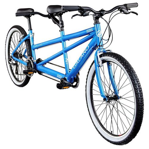 Galano Tandem Oakland, 21 Gang, Kettenschaltung, 26 Zoll Tandem Fahrrad ab 145cm Mountainbike Bike 21 Gang MTB Hardtail