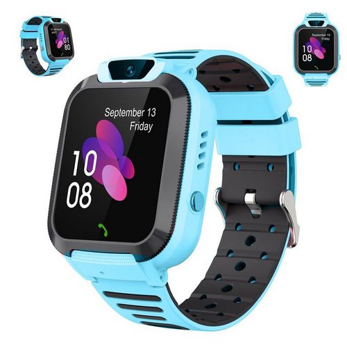Welikera Kinderuhr, 400mAh Touch 1,4 Zoll Präzise Positionierung Videoanrufe Smartwatch (1,4 Zoll)