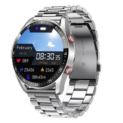 Gontence Herren IP67 Wasserdicht Armbanduhr mit Schlafmonitor Smartwatch Smartwatch
