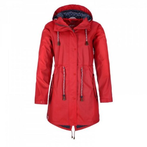 Modas Regenmantel Regenjacke Damen Regenmantel aus PU