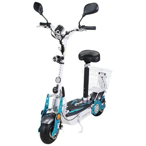 eFlux E-Scooter Street 40 Elektroroller, 35 km/h, Elektroroller - Zulassung - 35 km/h - 30 km - 36 Volt - 12 Ah