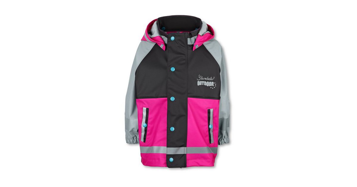 Sterntaler Funktions-Regenjacke Für Kinder – Wasserdicht, Winddicht, Mit Reflexstreifen, Abnehmbare Kapuze, Größe 116 (4-6 Jahre), Hellgrün