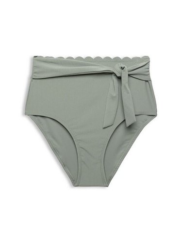 Esprit Bikini-Hose High Waist Bikini-Slip mit Wellenkante