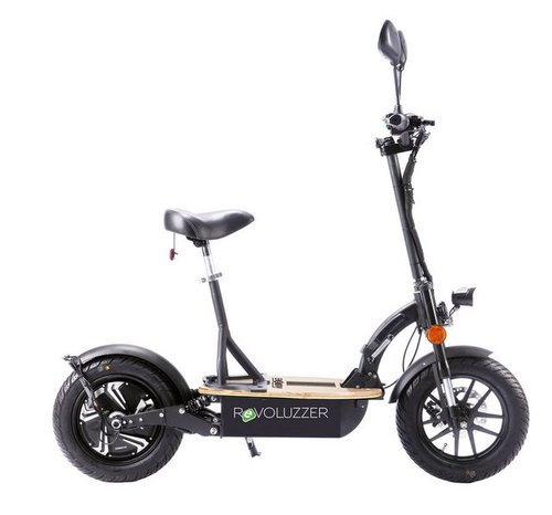 Eneway E-Scooter DER REVOLUZZER 20 3.5 basic - 600W - EScooter 20km/h 48V 18AHBleiGel, 20,00 km/h, (Set, Revoluzze 3.5 600W 20km/h 18AH BleiAkku), zugelassen laut StVZO